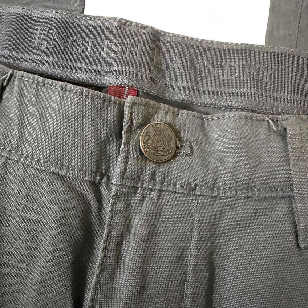 English-laundry Men's Grey and Black Trousers - Picture 3 of 5